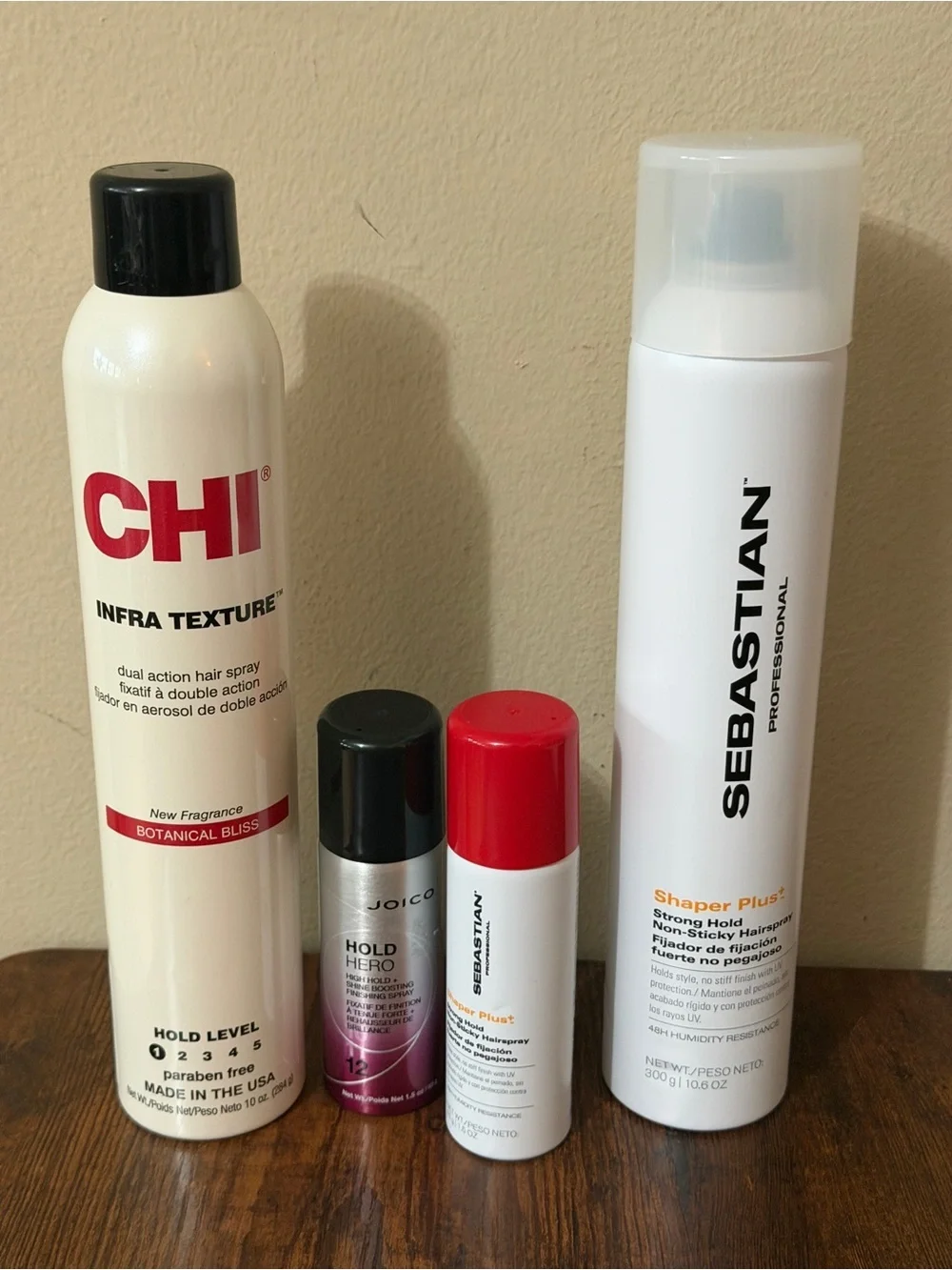 CHI & Sebastian Professional Hairspray Duo with Travel Styling Sprays